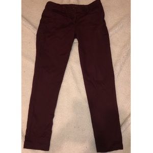 Maroon pants